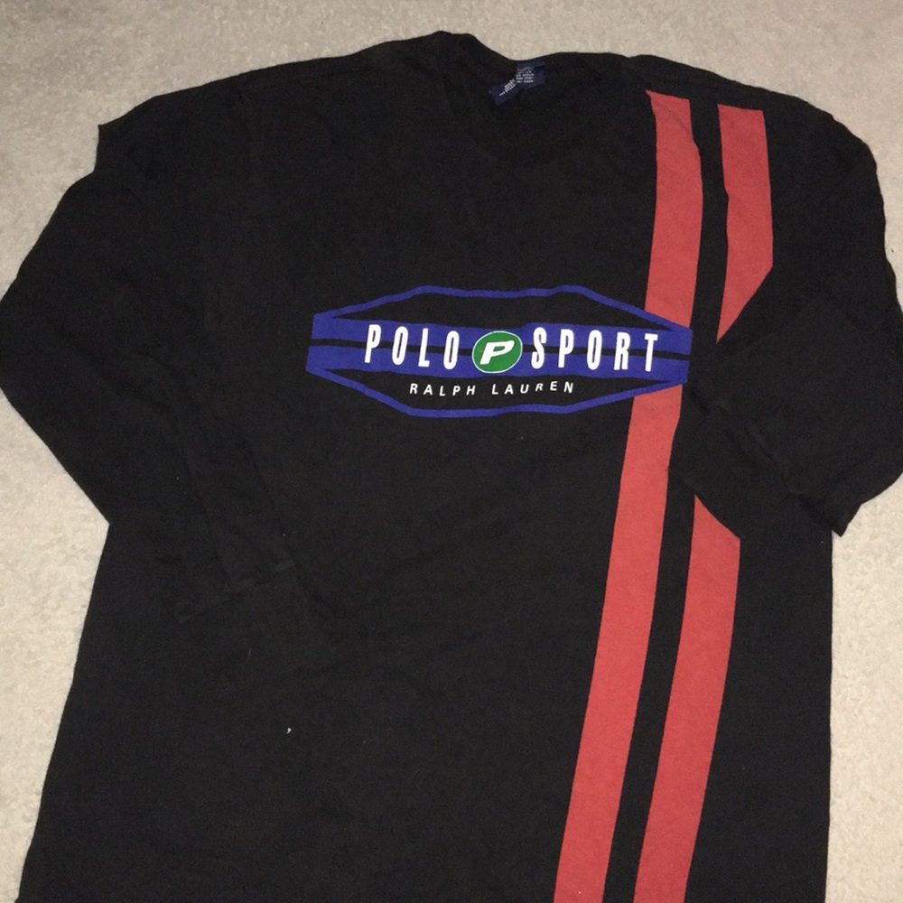 LONG SLEEVE POLO SPORT VINTAGE!